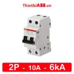 MCB 2P 10A 6kA - 2CDS212001R0104