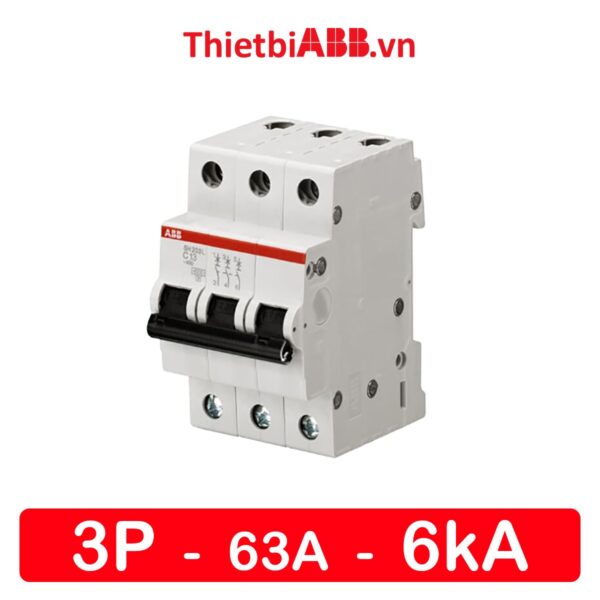 MCB 3P 63A 6kA - 2CDS213001R0634