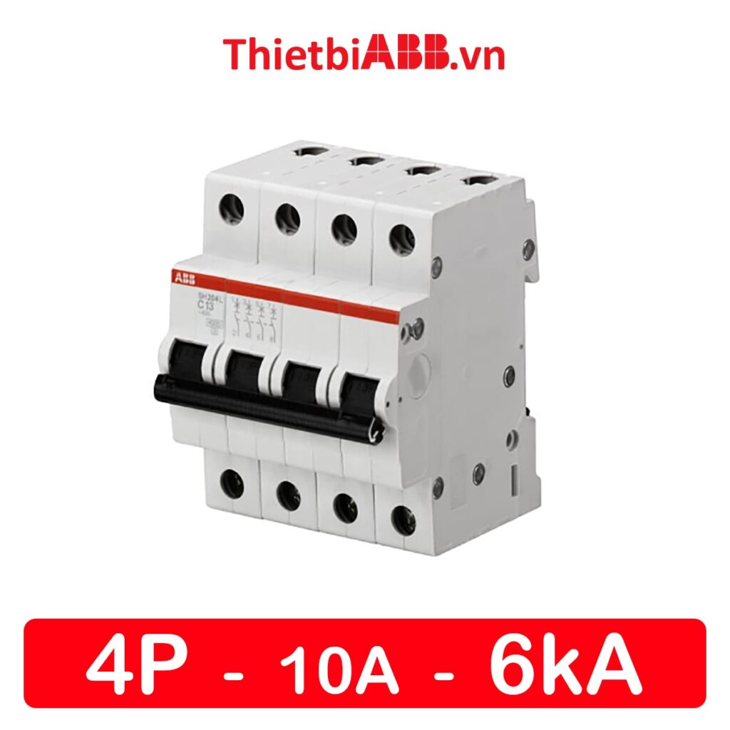 MCB 4P 10A 6kA - 2CDS214001R0104