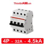 MCB 4P 32A 4.5kA - 2CDS244001R0324