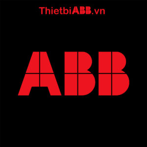 Logo ABB nền đen