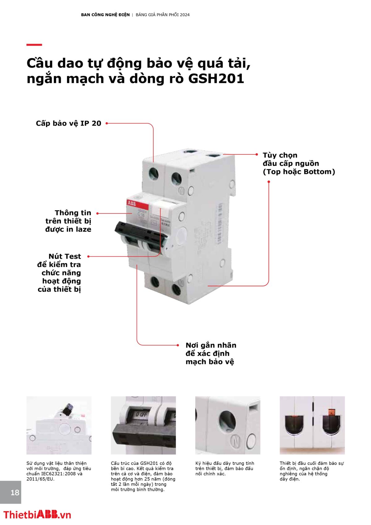 Catalogue bảng giá thiết bị điện abb 2024