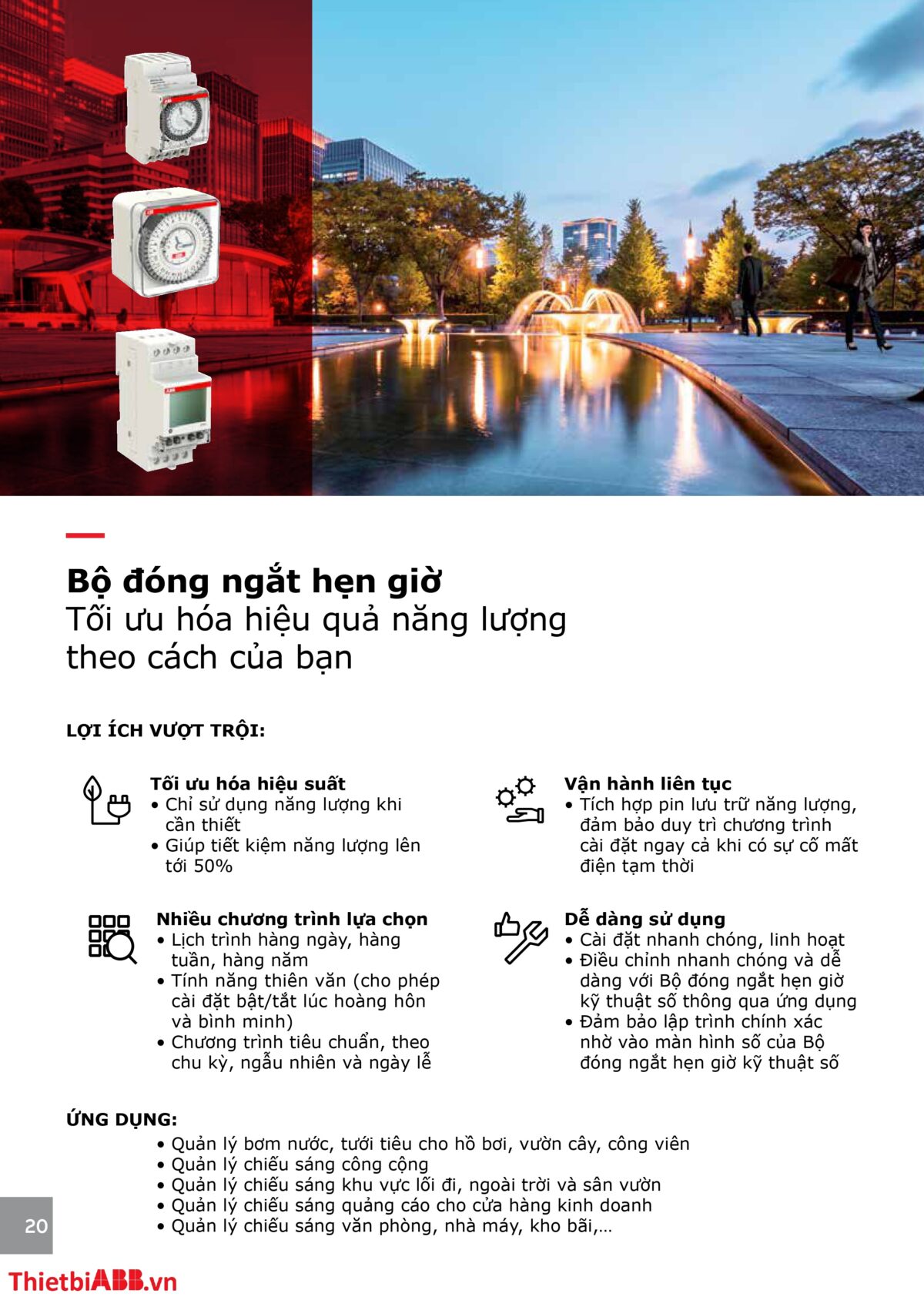 Catalogue bảng giá thiết bị điện abb 2024