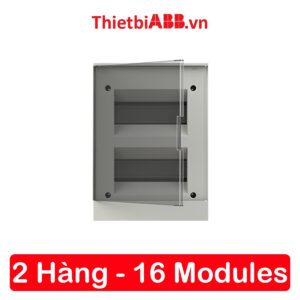 Tủ điện âm tường ABB 16 modules cửa xám mờ 1SZR004002A1205