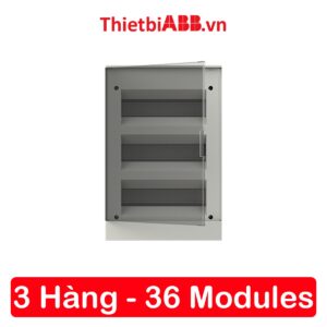Tủ điện âm tường ABB 36 modules cửa xám mờ 1SZR004002A1209