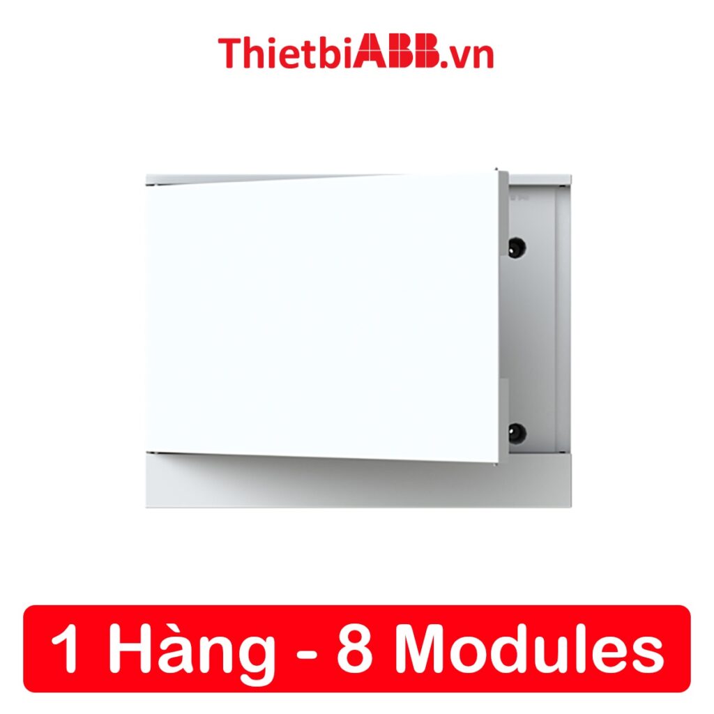 Tủ điện lắp nổi ABB 8 modules cửa trắng 1SZR004002A2103