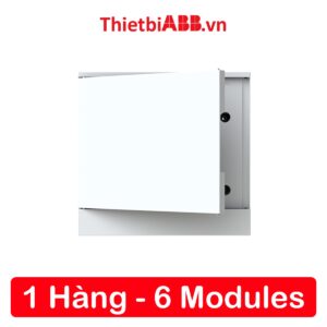 Tủ điện âm tường ABB 6 modules cửa trắng 1SZR004002A1102