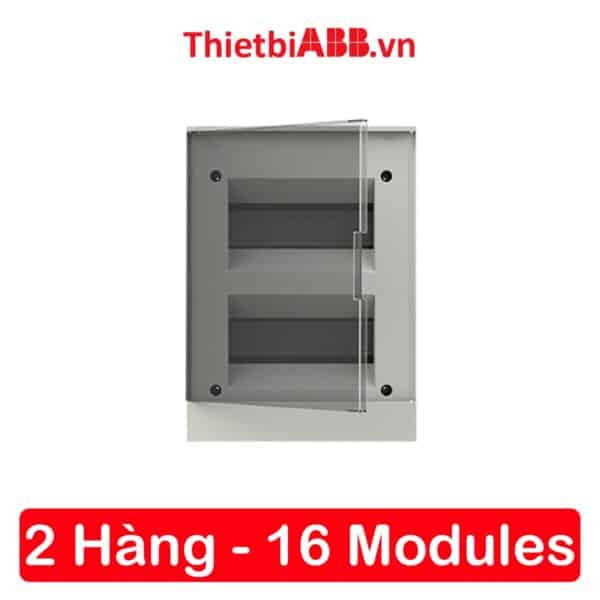 Tủ điện lắp nổi ABB 16 modules cửa xám mờ 1SZR004002A2205