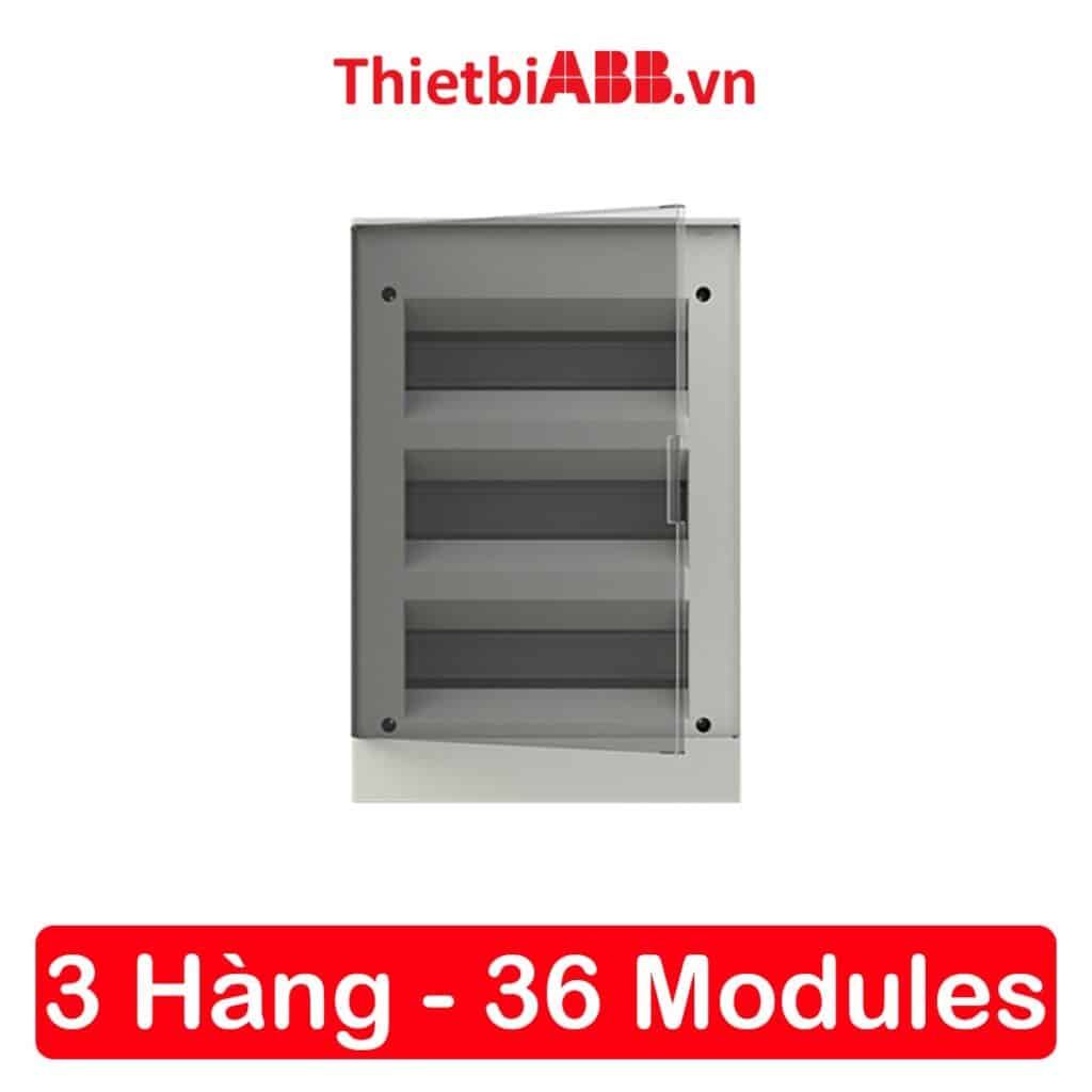 Tủ điện lắp nổi ABB 36 modules cửa xám mờ 1SZR004002A2209