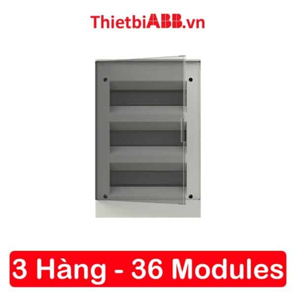 Tủ điện lắp nổi ABB 36 modules cửa xám mờ 1SZR004002A2209