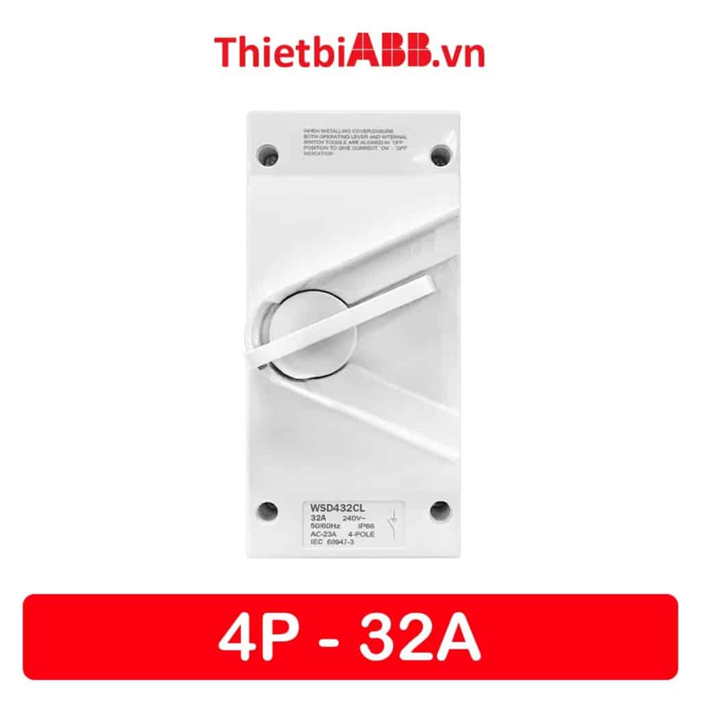 Isolator 32a 4p abb 2tcz751006r0006 - wsd432cl