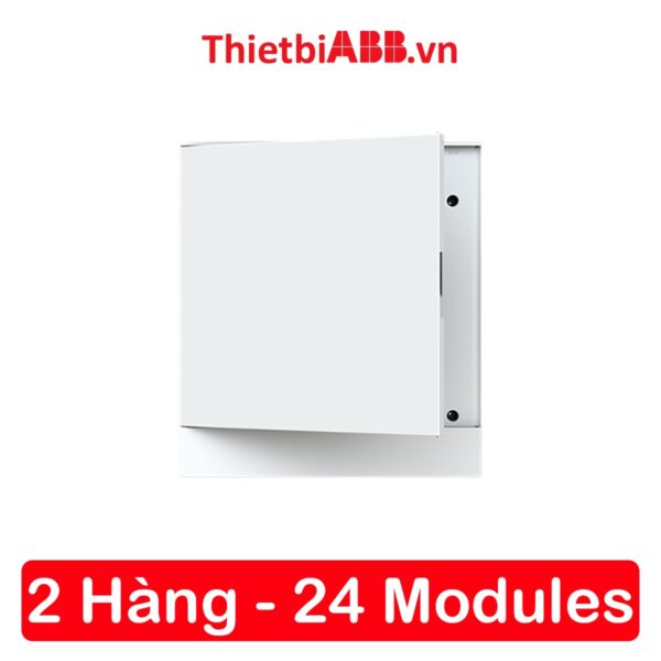 Tủ điện âm tường ABB 24 modules cửa trắng 1SZR004002A1107