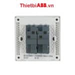 Mặt sau của Bộ công tắc đôi 1 chiều ABB 10AX 2TCZ171003R0030
