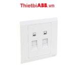 Bộ ổ cắm mạng đôi RJ45 CAT5e 2TCZ173013R0010
