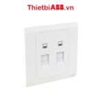 Bộ ổ cắm mạng đôi ABB RJ45 CAT5e 2TCZ173013R0010