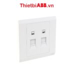 Bộ ổ cắm mạng đôi RJ45 ABB CAT6 2TCZ173014R0010