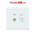 Bộ ổ cắm TV và điện thoại RJ11 2TCZ173010R0010
