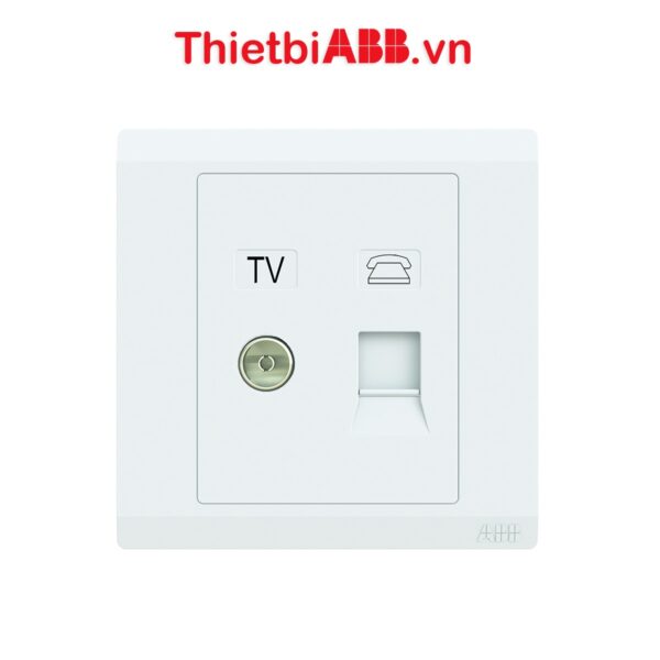 Bộ ổ cắm TV và điện thoại RJ11 2TCZ173010R0010