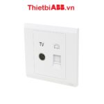 Bộ ổ cắm TV và điện thoại RJ11 2TCZ173010R0010 ABB