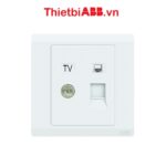 Bộ ổ cắm TV và mạng RJ45 CAT5e 2TCZ173016R0010