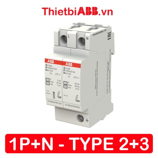 Thiết bị chống sét lan truyền ABB 2CTB803972R1200
